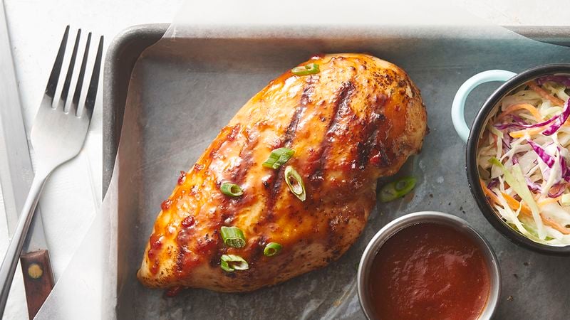 Bourbon Barbecue Chicken Breasts Recipe - Tablespoon.com