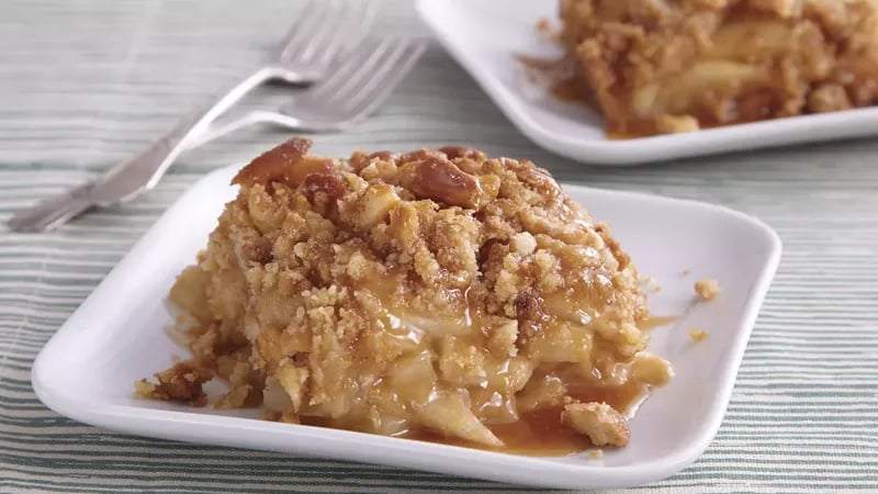 Caramel-Pear Crumble