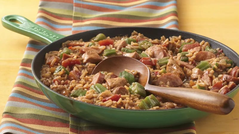 Slow-Cooker Chicken and Sausage Jambalaya