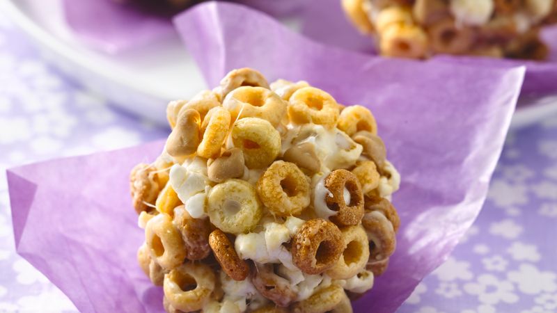 Peanut Butter Cheerios® Popcorn Balls
