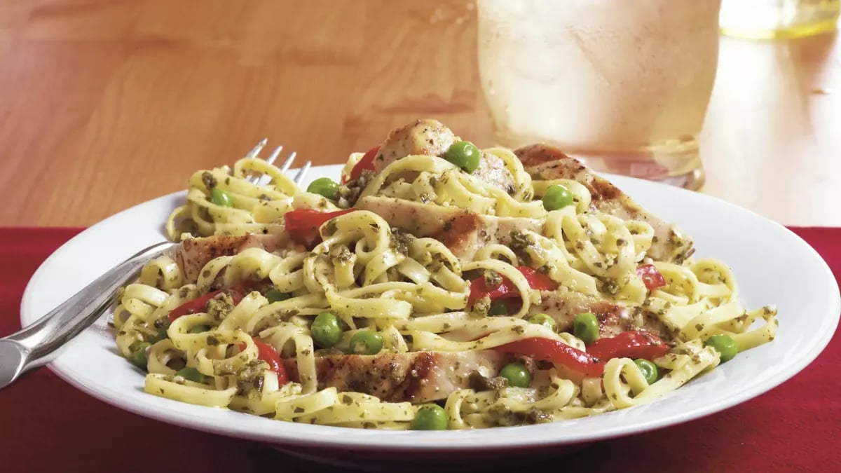 Chicken Pesto Linguine