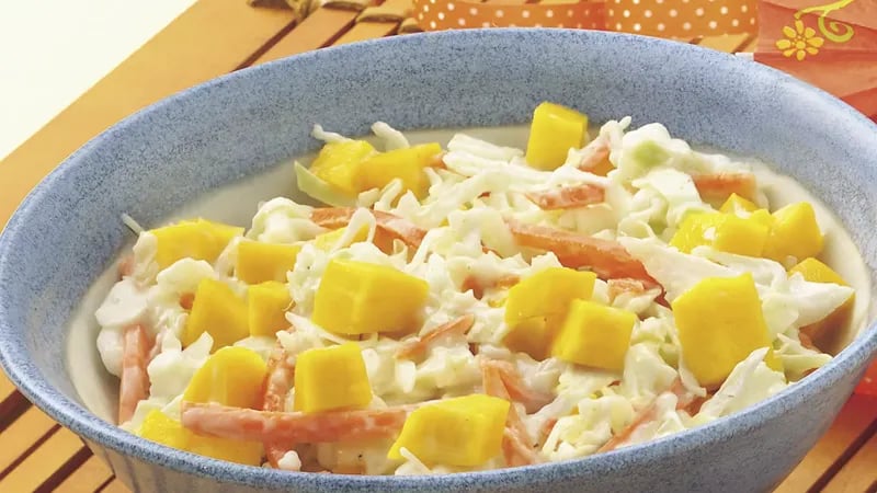 Lime and Mango Coleslaw