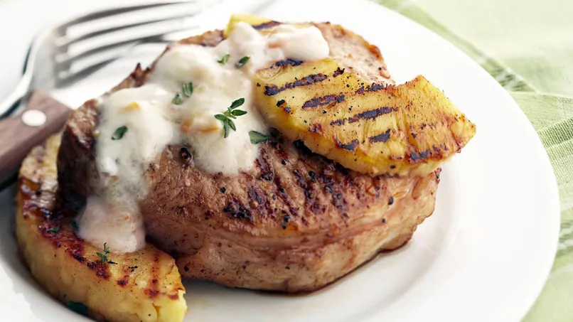 Orange Pork and Pineapple on the Grill