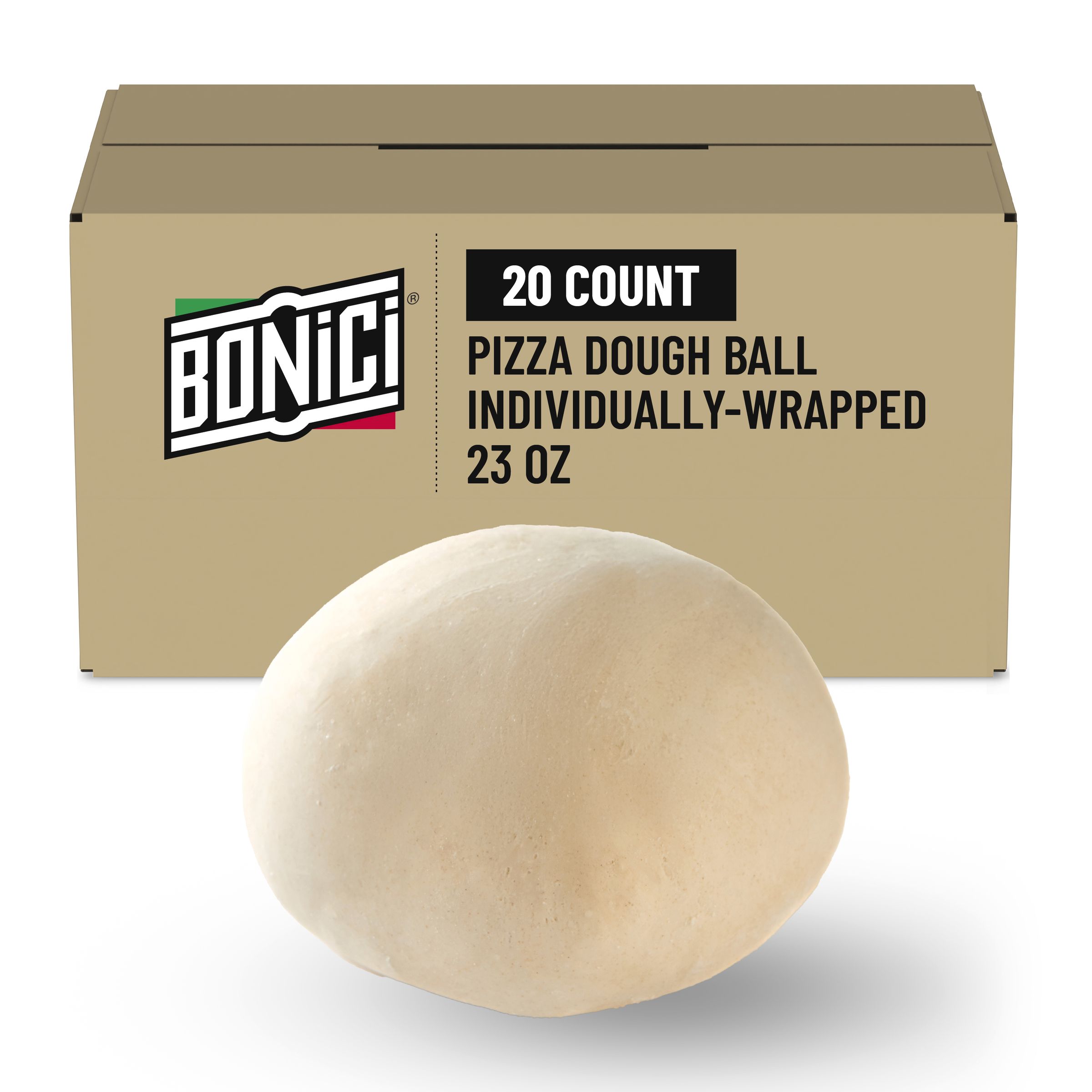  Case Optimized Hero BONICI® Frozen Pizza Dough Ball 20/23 OZ