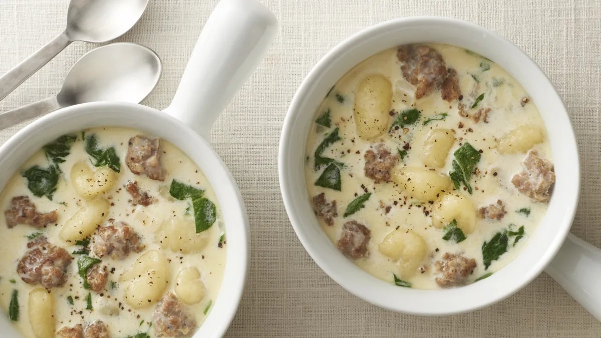 Sausage and Gnocchi Soup