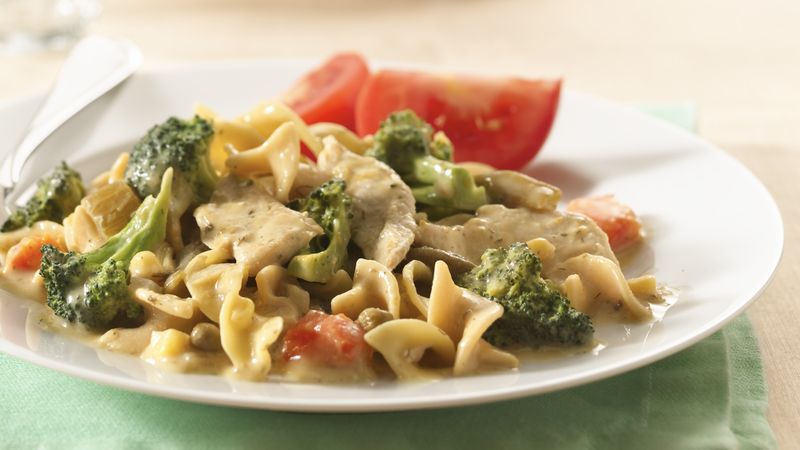 Dijon-Dill Chicken and Noodles