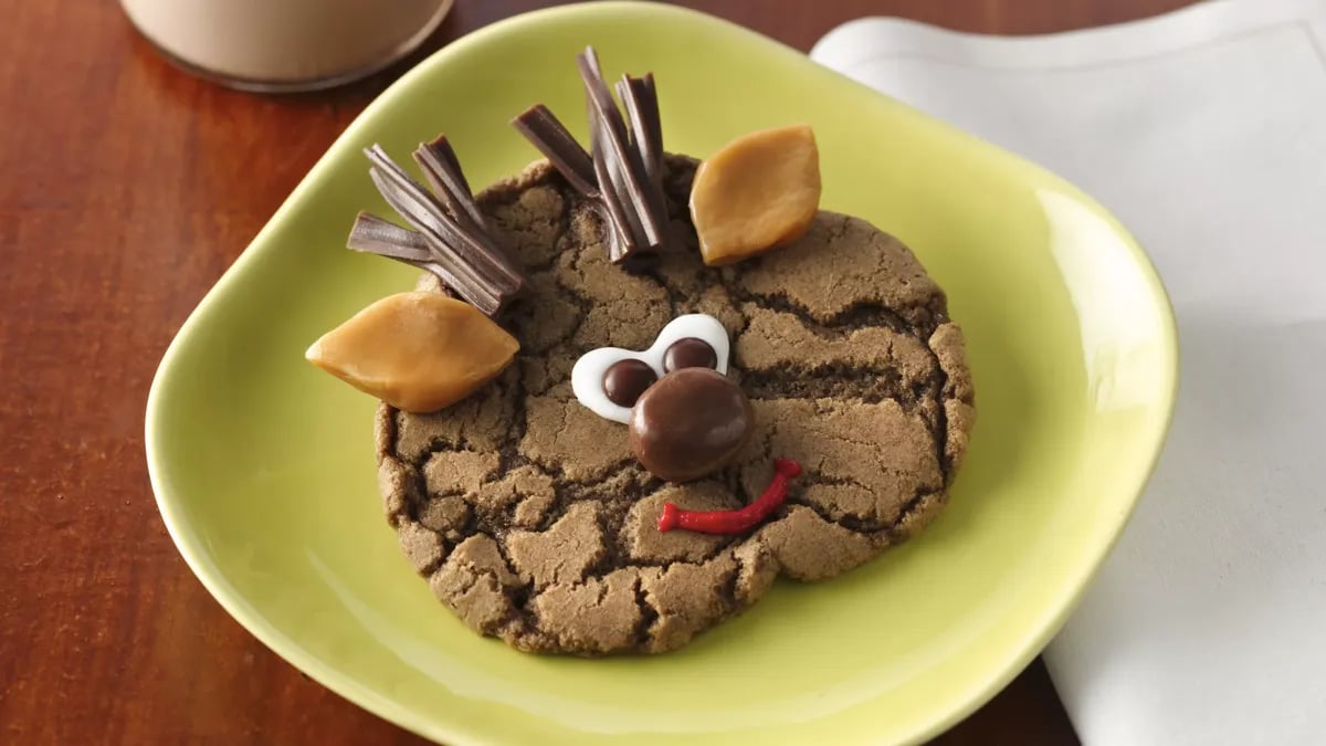 Chocolate Reindeer Cookies