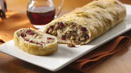 Pork Sausage Apple Loaf