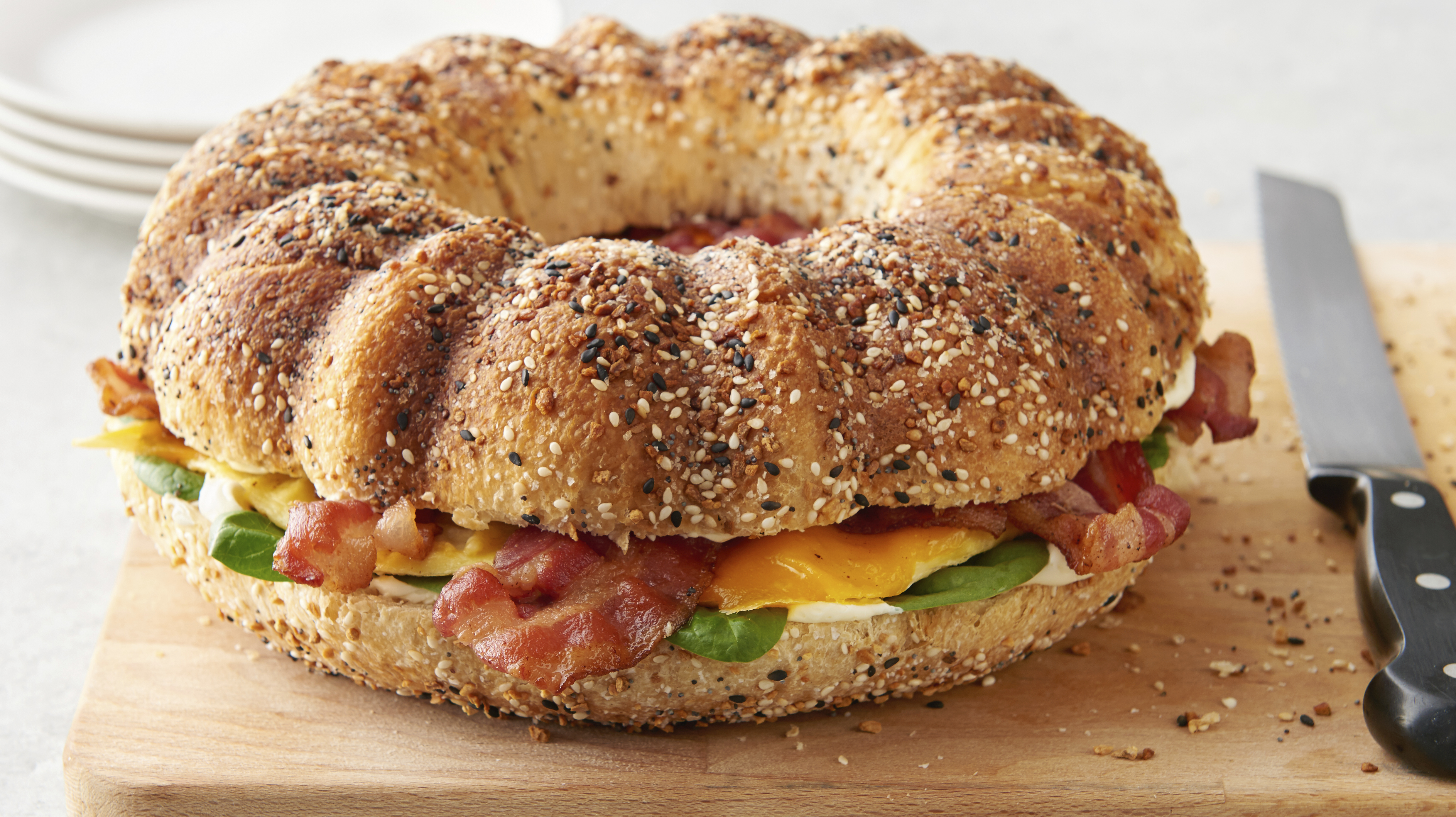 Everything Bagel Breakfast Bundtwich Recipe - Pillsbury.com