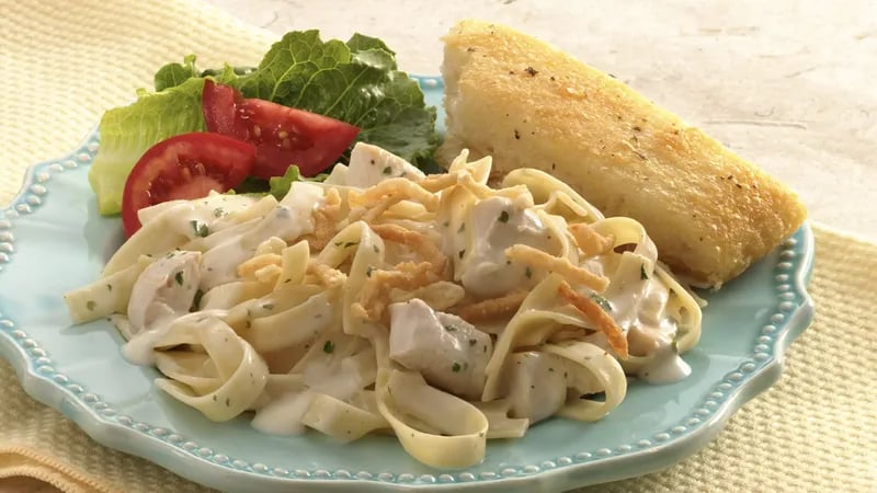 Crunchy Ranch Chicken Fettuccine