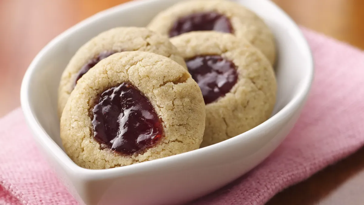 Spiced Hazelnut Thumbprints