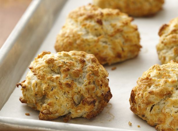 Yogurt Herb Baked Biscuits