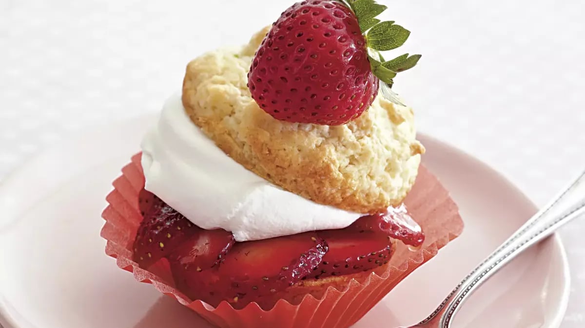 Strawberry Shortcake Cupcakes