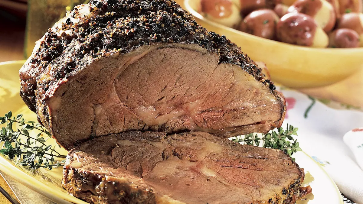 Beefeater´s Pepper-Crusted Roast