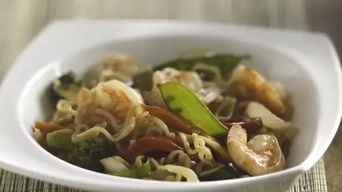 Ramen Shrimp and Vegetables