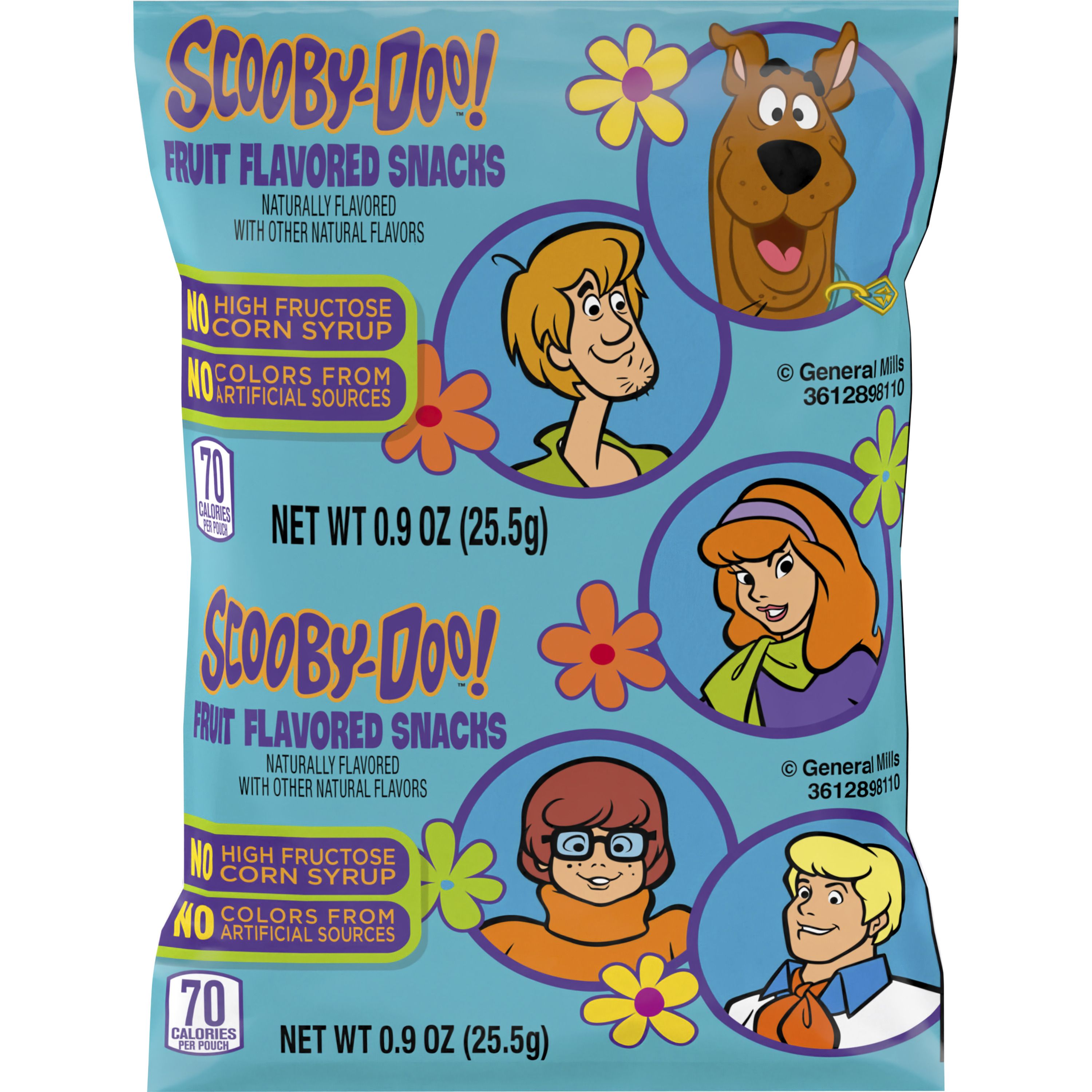 Front - 3D Betty Crocker Scooby-Doo! Gluten Free Fruit Snacks Single Serve Pouch 96/0.9 OZ