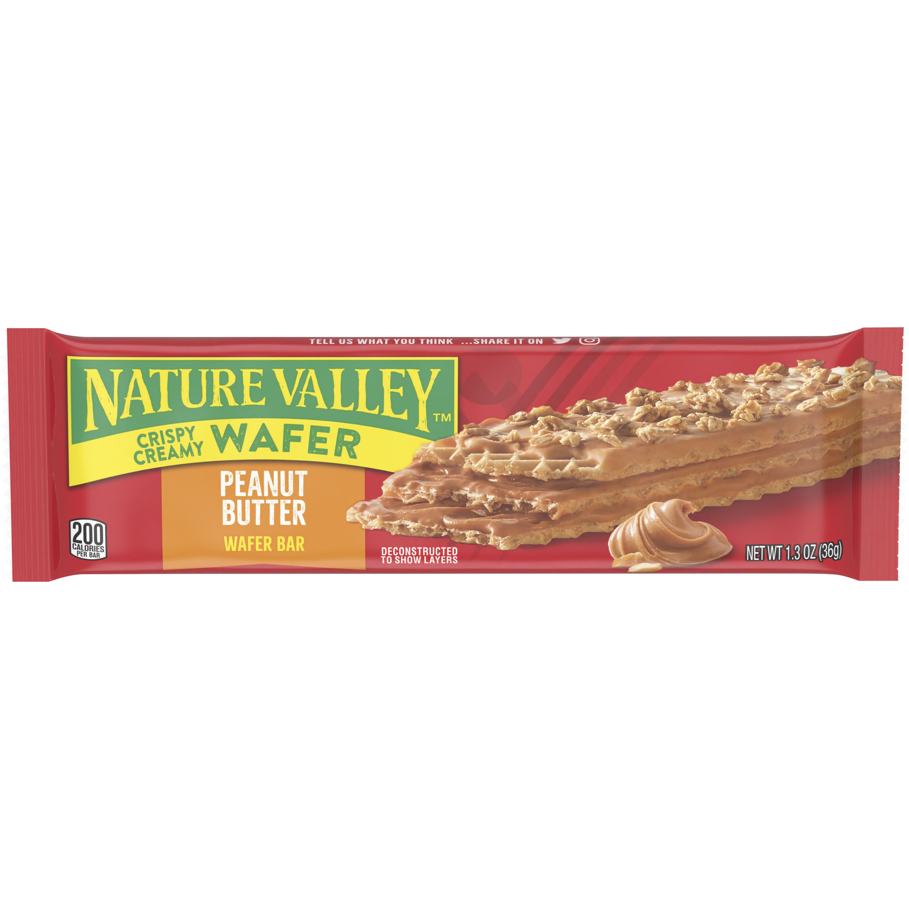 Nature Valley Wafer Bars Peanut Butter 12 Ct 1 3 Oz Nature valley wafer bars peanut butter 12 ct 1 3 oz