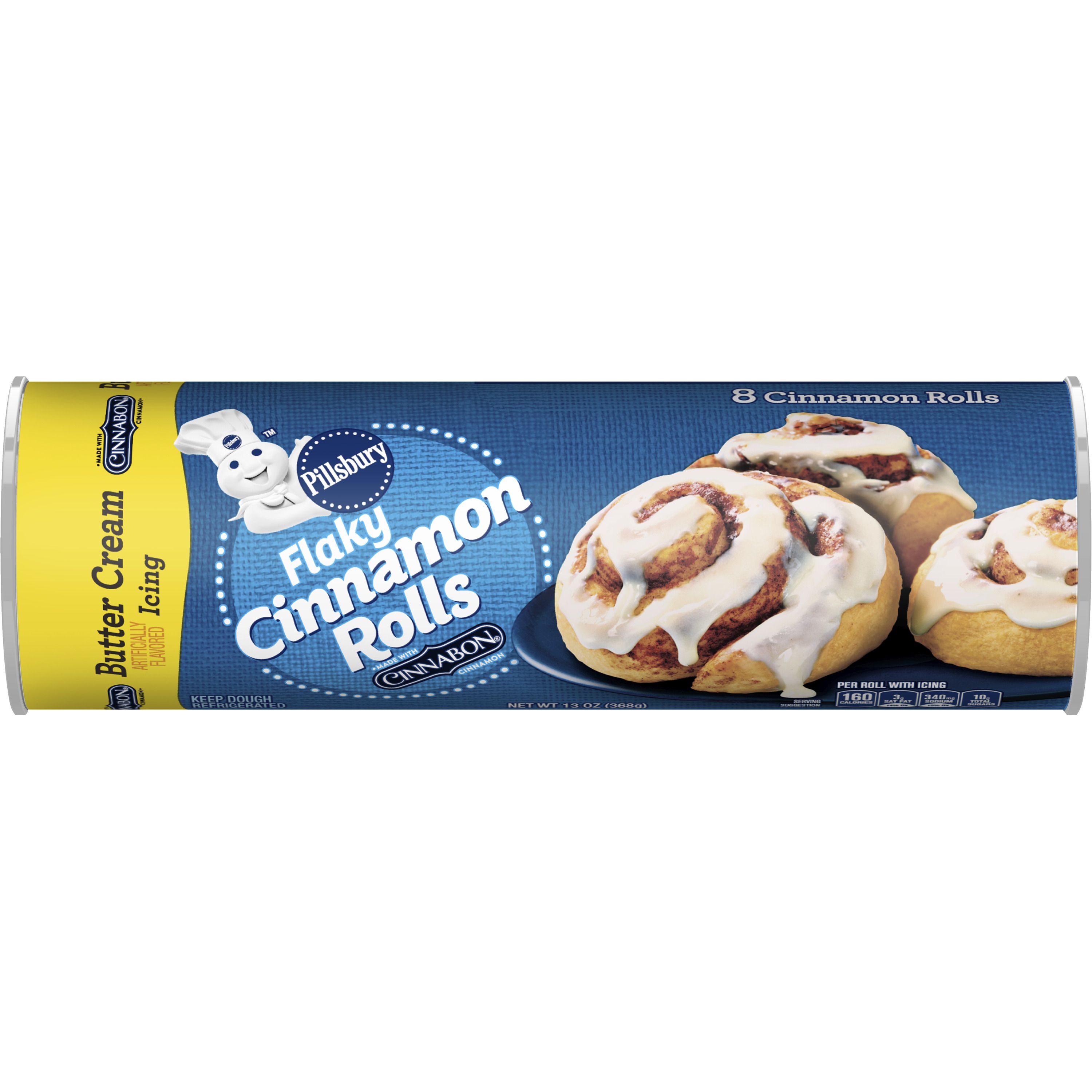 Pillsbury™ Flaky Cinnamon Rolls with Butter Cream Icing - Front