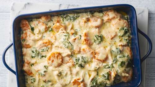 Cheesy Chicken and Sweet Potato Casserole-image