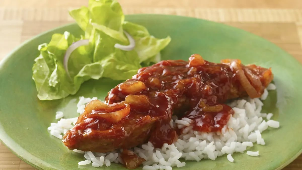 Slow-Cooker Polynesian Pork Ribs