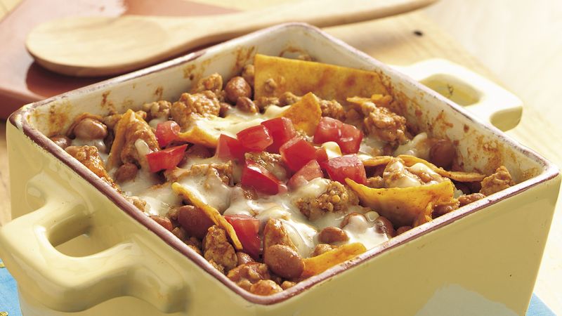 Mexican Pork and Beans Casserole