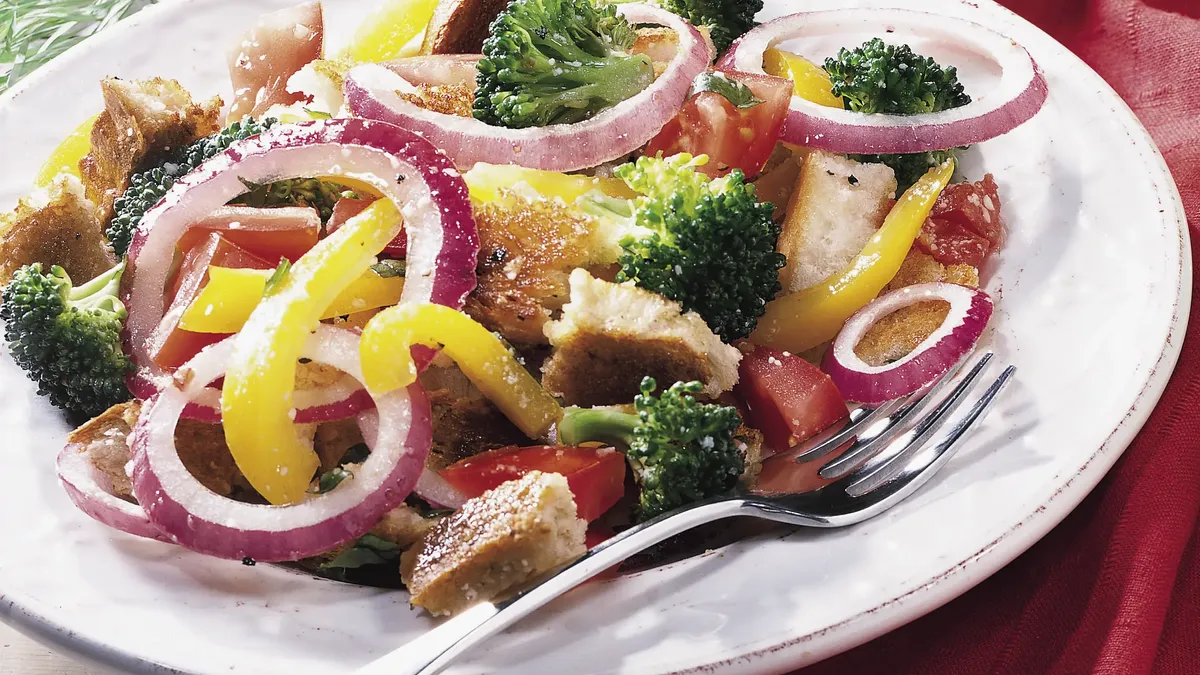 Tomato and Broccoli Panzanella