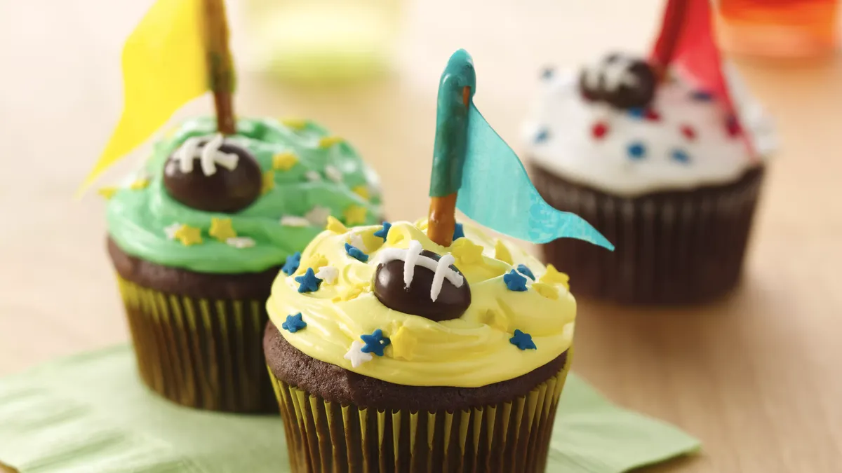 Game Day Cupcakes