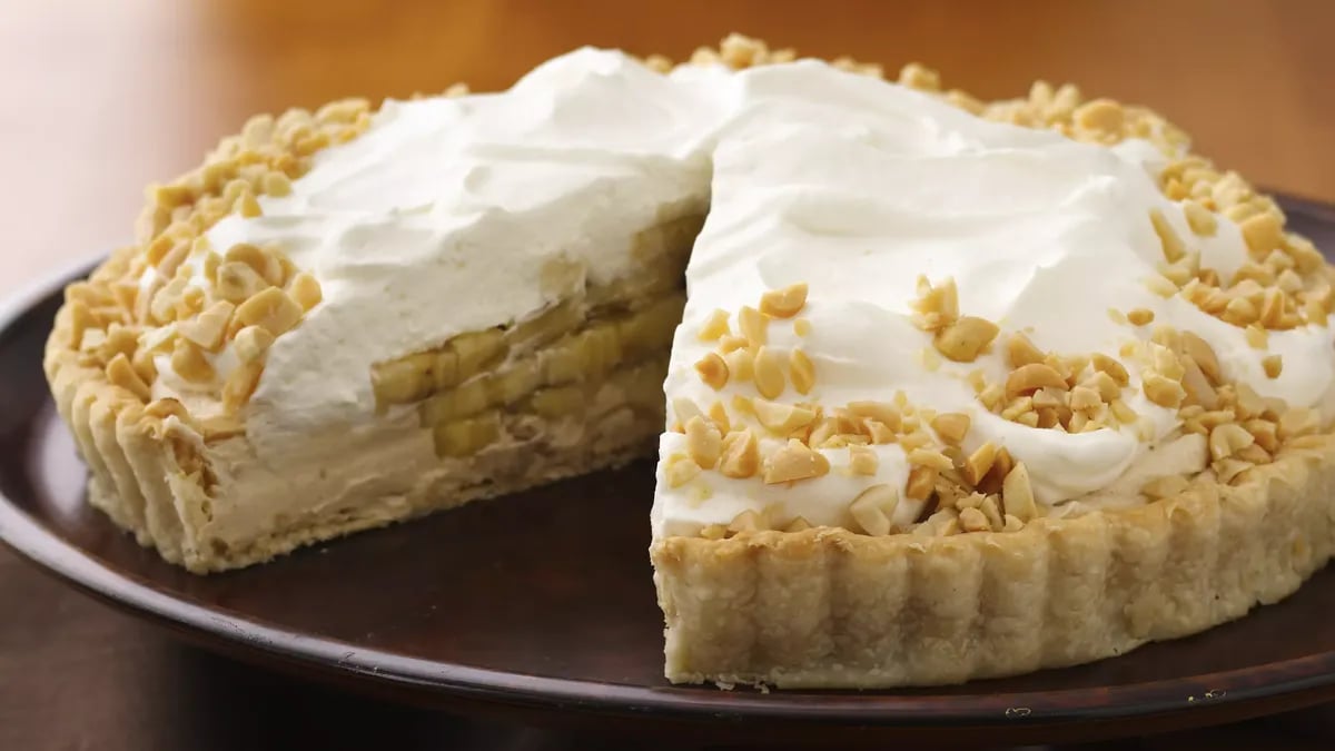 Banana-Peanut Butter Cream Tart