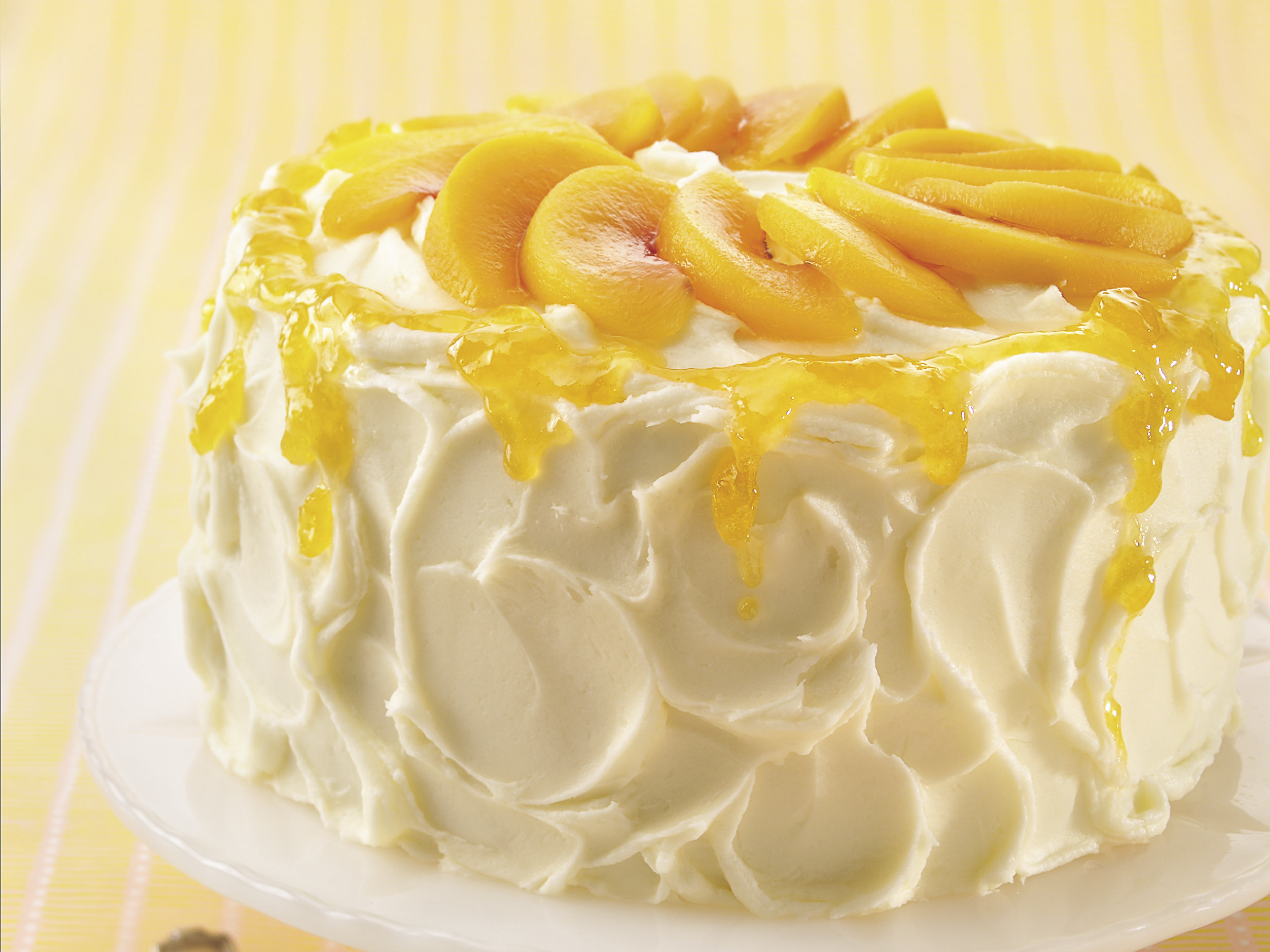 Peach Sheet Cake Recipe - Shugary Sweets