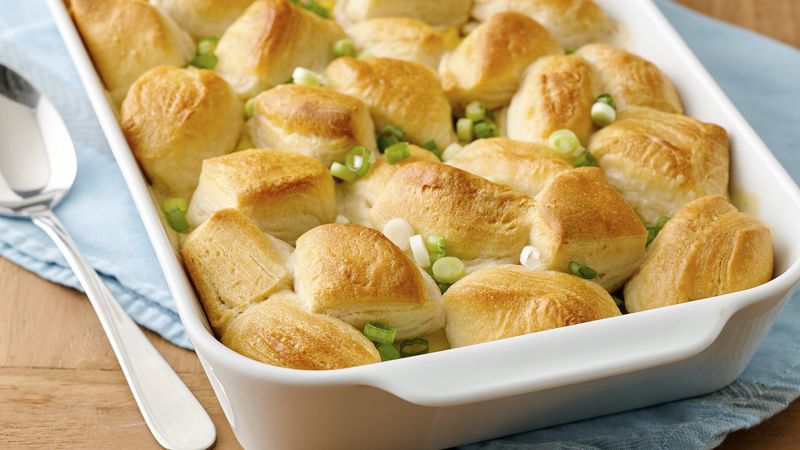 Biscuits and Gravy Bubble-Up Bake