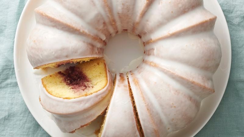 Hidden Heart Strawberry Bundt Cake Recipe by Tasty