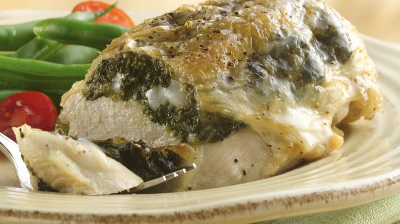Stuffed Chicken Breasts with Gouda and Spinach