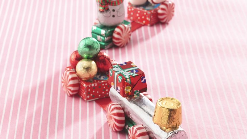 Holiday Candy Trains