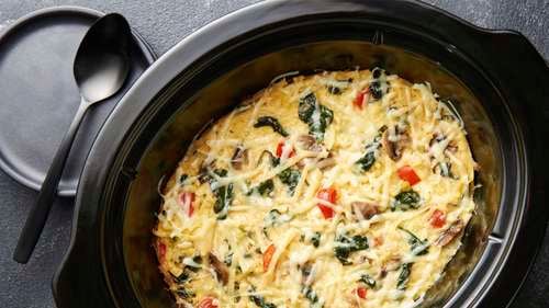 Slow Cooker Farmers Breakfast Casserole - The Magical Slow Cooker