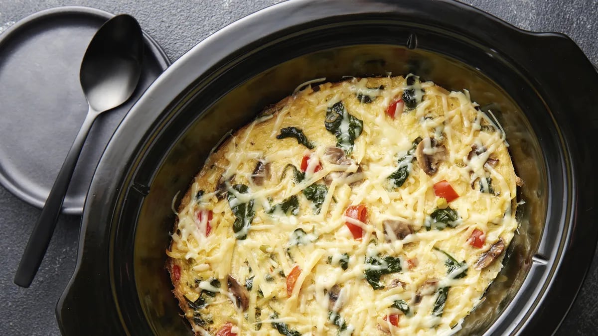 Slow-Cooker Farmer’s Market Breakfast Casserole