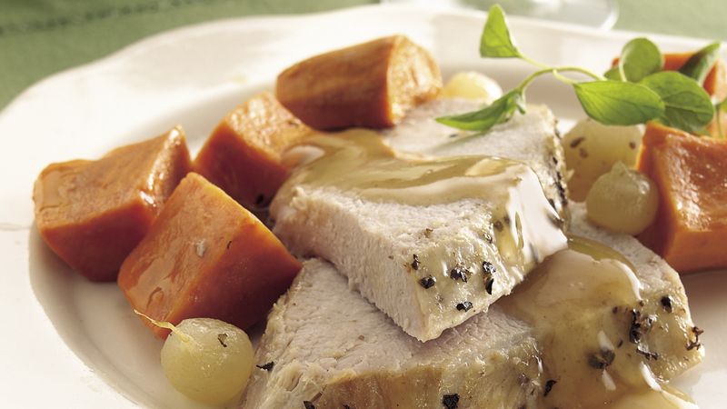 Slow-Cooker Turkey Breast with Sweet Potatoes