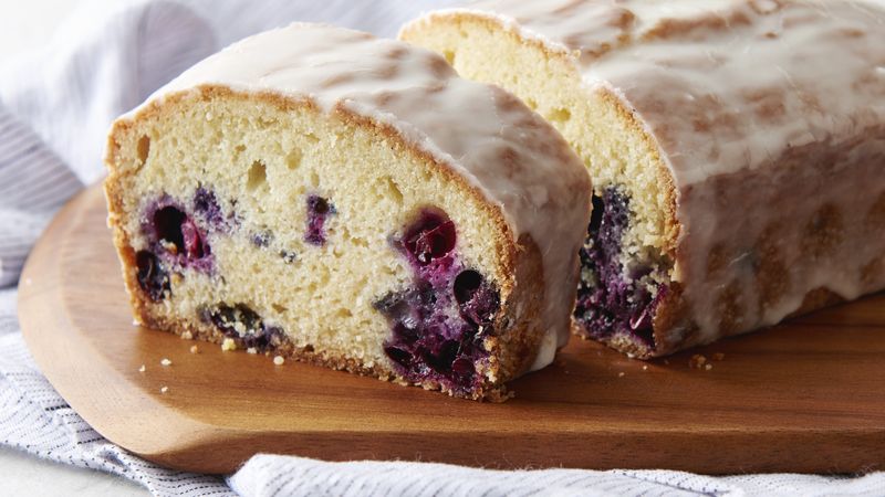 Secret-Ingredient Lemon-Blueberry Pound Cake