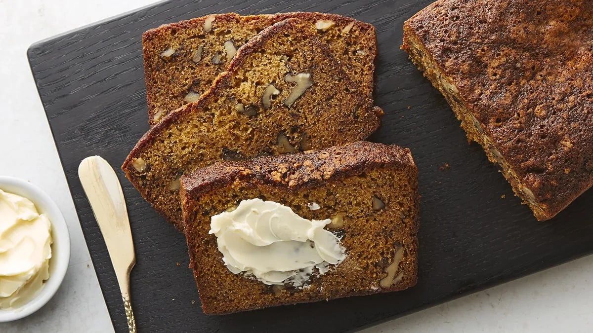 Nutty Dark Banana Bread