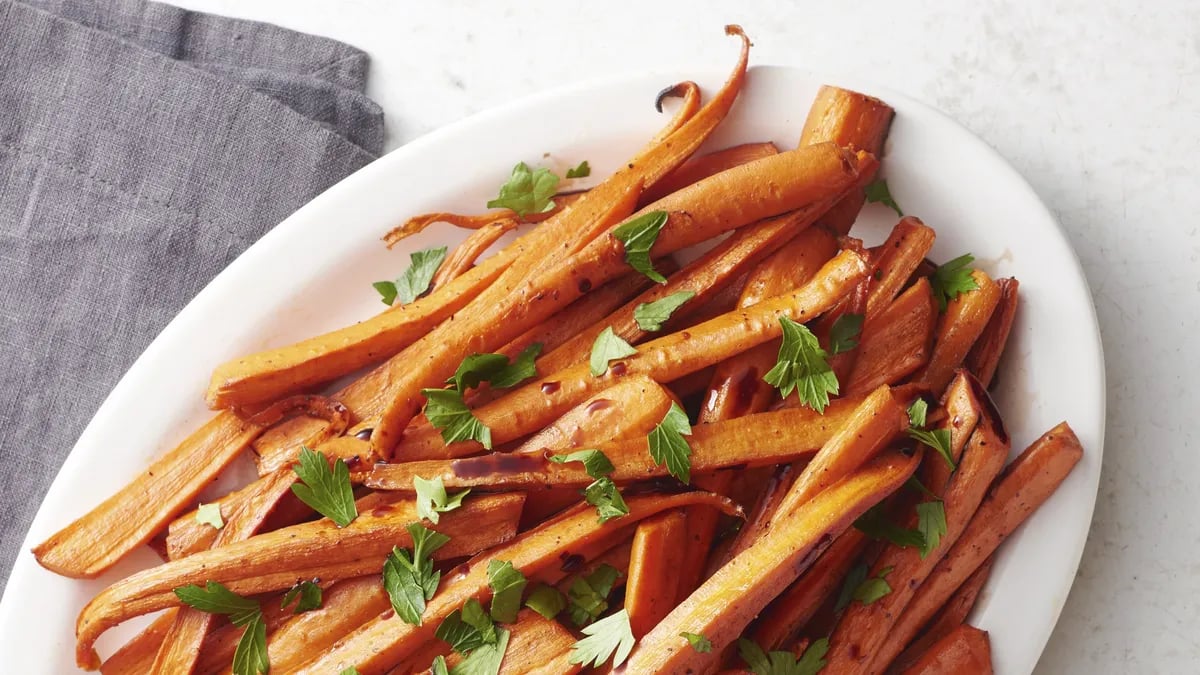 Honey-Balsamic Roasted Carrots