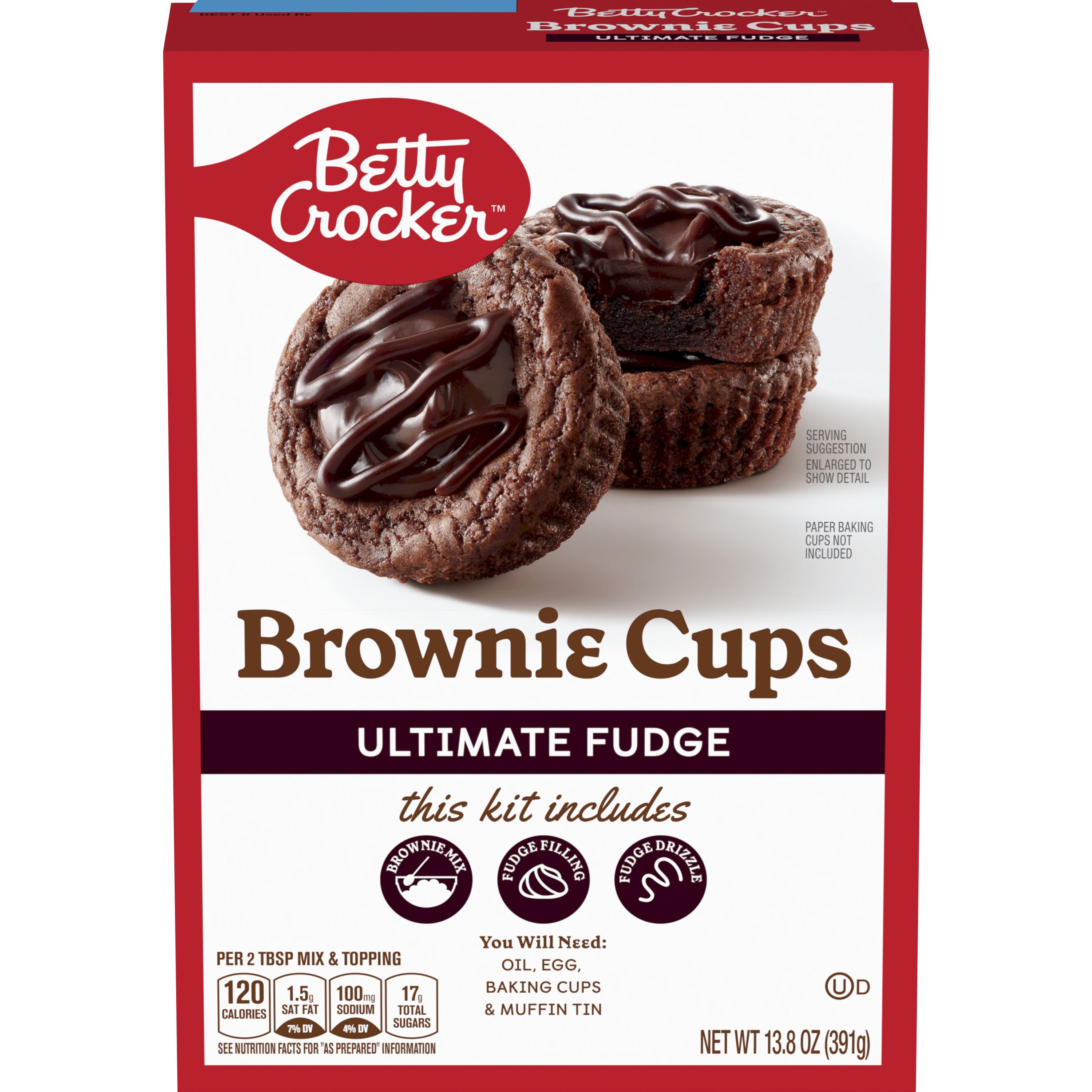 Betty Crocker™ Ultimate Fudge Brownie Cups - Front