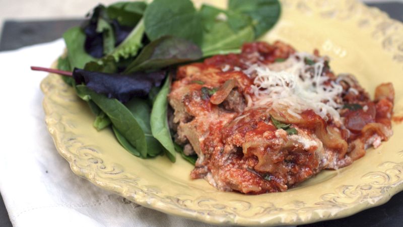 Skinny Slow-Cooker Lasagna