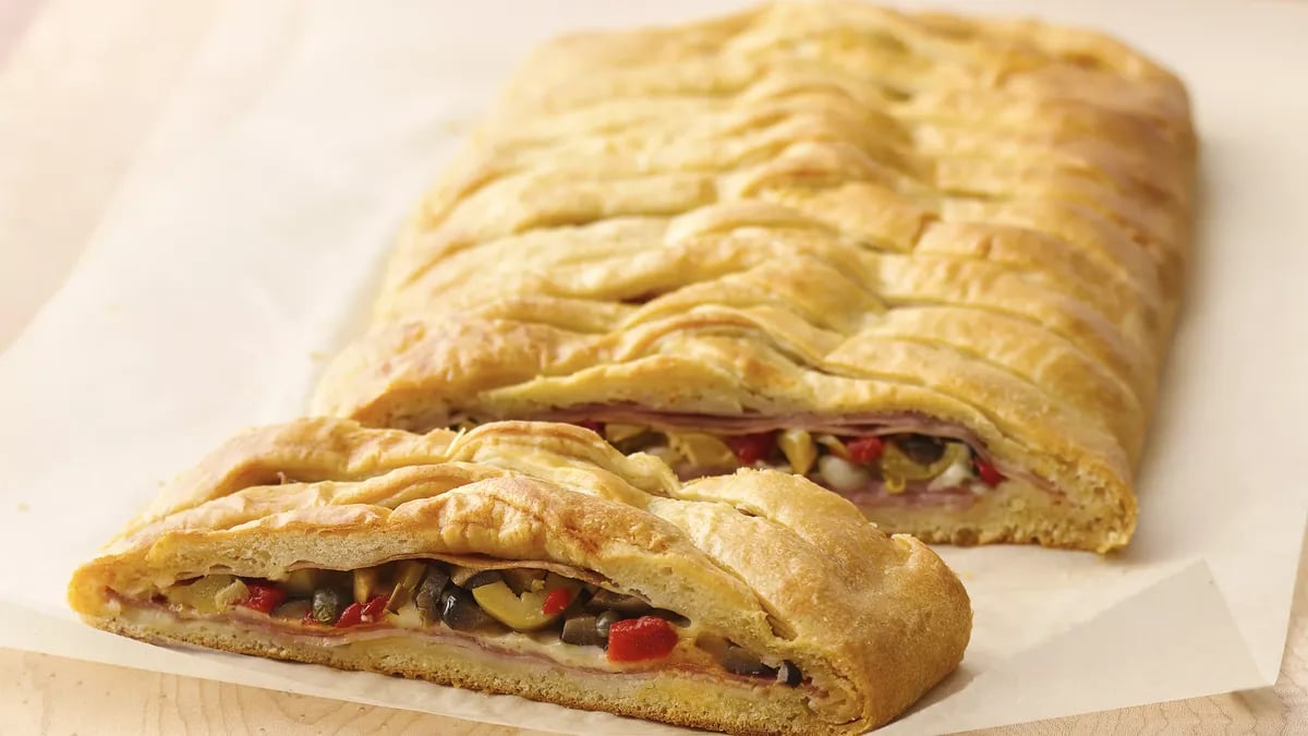 Bourbon Street Muffuletta Braid