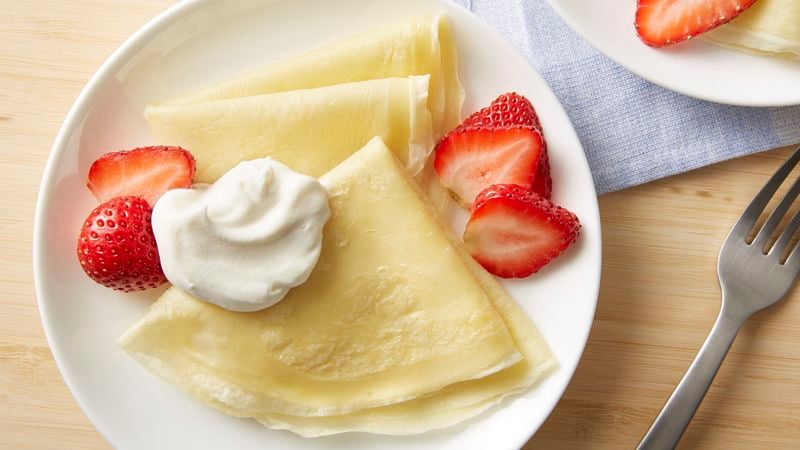 Easy Crepe Recipe - How to Make Basic Crepes 