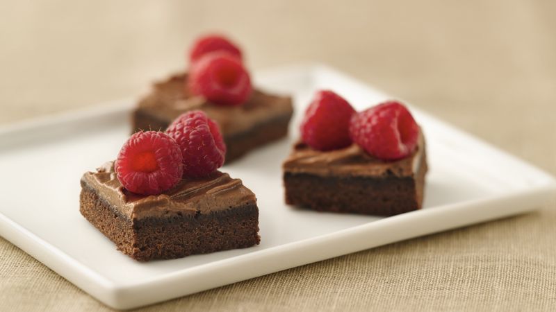 Berry-Topped Brownie Bites