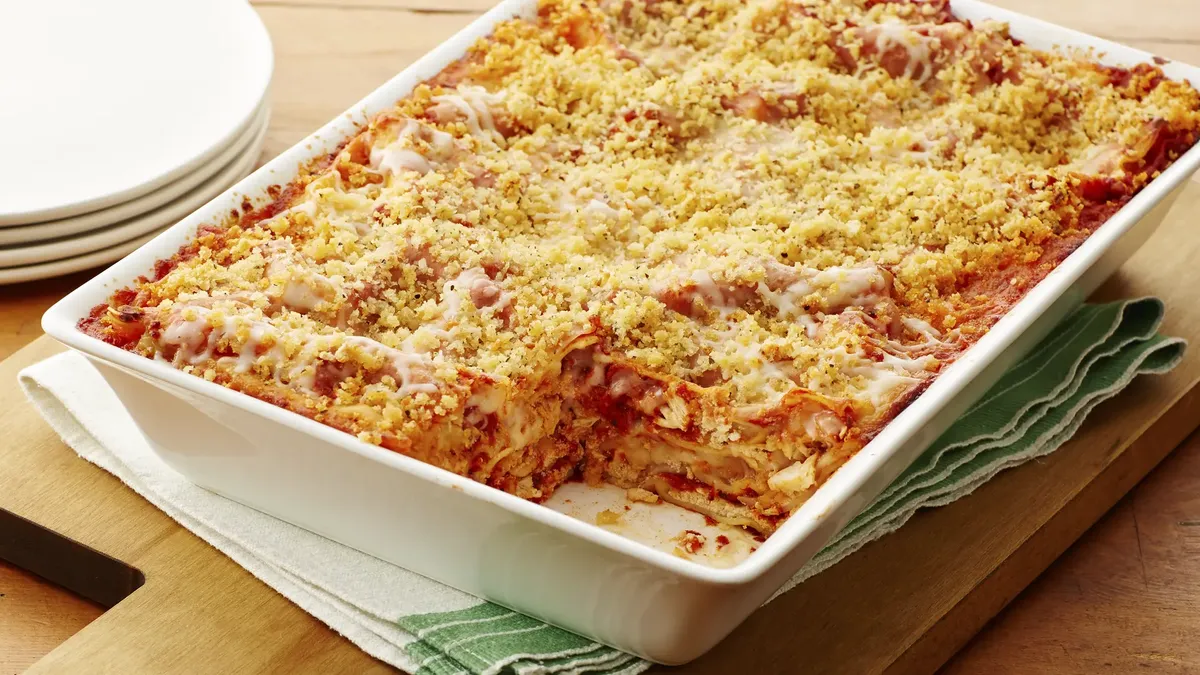 Chicken Parmesan Lasagna Recipe - Pillsbury.com