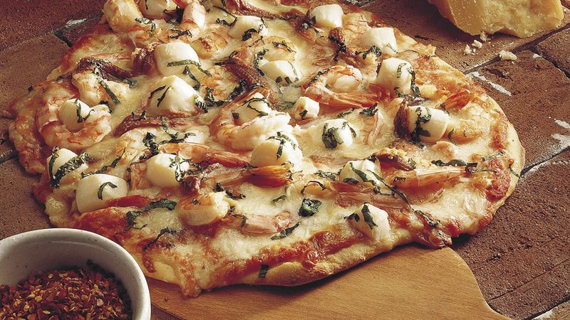 Seafood Pizza Recipe Bettycrocker Com