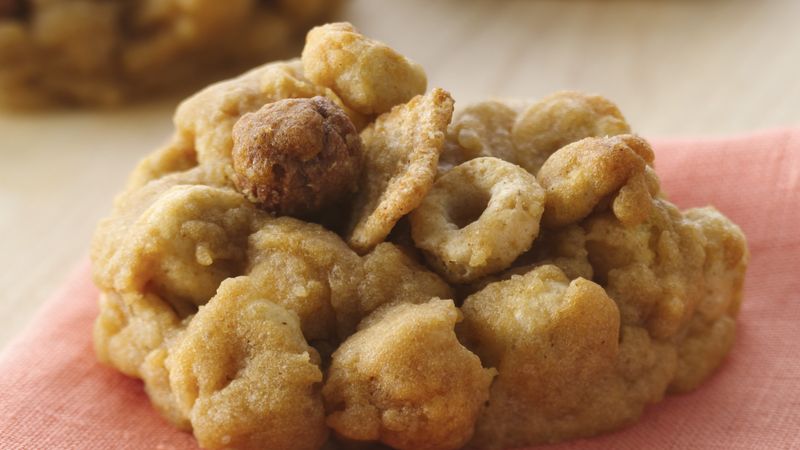 Peanut Butter Honey Crunch Cookies