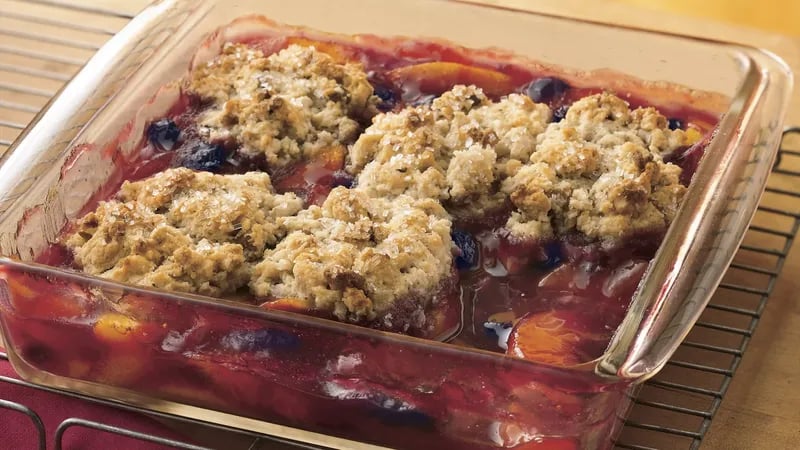 Blueberry-Peach Cobbler