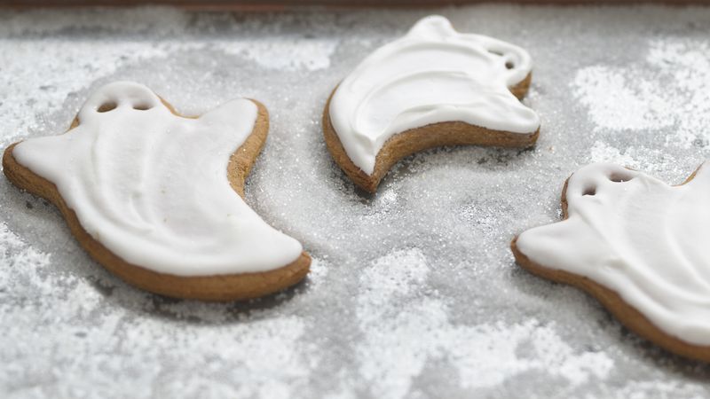 Simply "Spooky" Ghost Cookies
