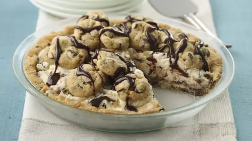 Chocolate Chip Cookie Ice Cream Pie